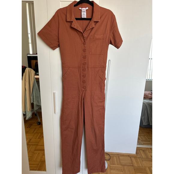 Topo Design Women's Dirt Coverall's, Terracotta Rust Hue, Size S, Like New - Picture 2 of 9